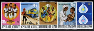 Postzegels uit Republique de Guinee